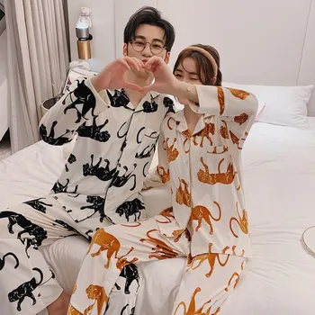 

Winter Korean lovers gold velvet cardigan pajamas set femme long-sleeved thickened home clothes ladies warm Two-piece PJS suit