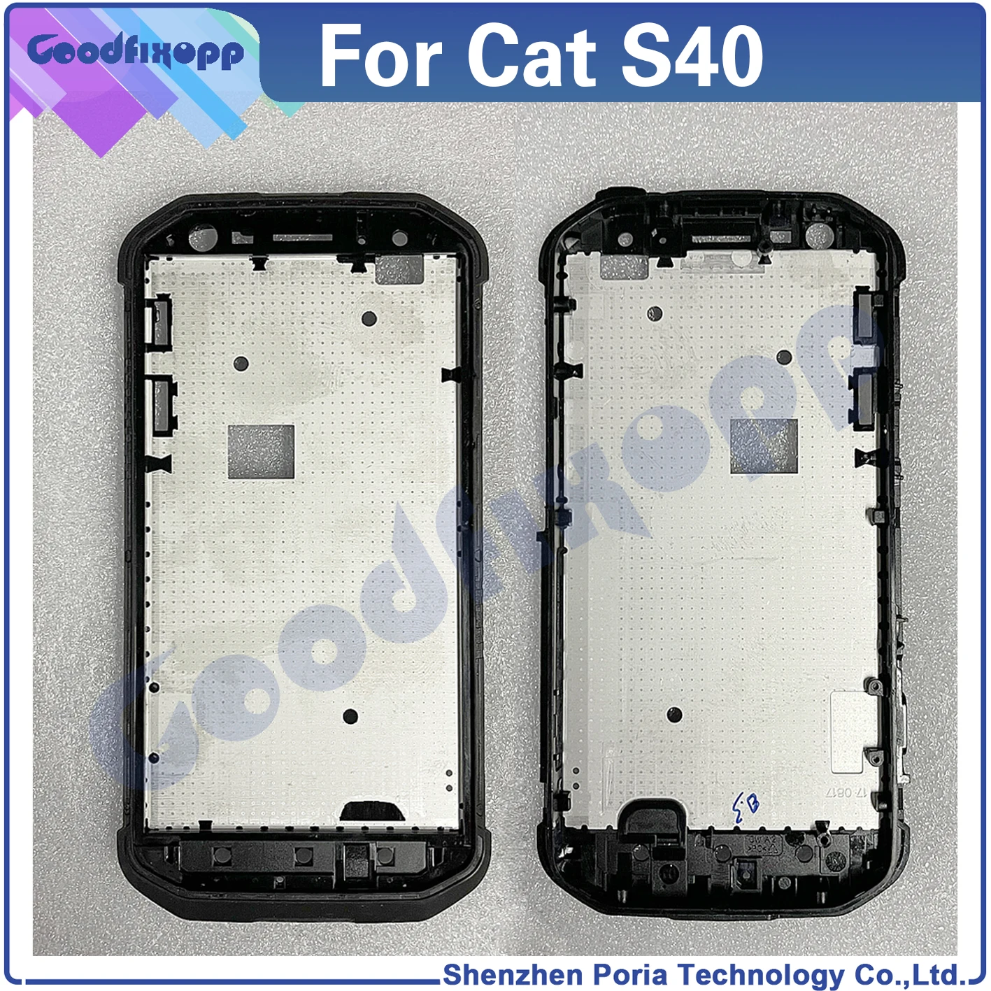 

Для Cat S40 LCD Рамка Корпус Лицевая панель рамка медиачехол передняя рамка для экрана средняя рамка
