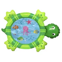 Детские Большие Осьминог черепаха морской конек Надувное водяное сиденье Dabble Pad плавающий коврик Младенцы складной водный игровой коврик