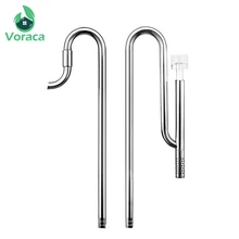 Tubulação de água do filtro do tanque de peixes do aquário de 12/16mm de aço inoxidável com a grama do sistema de filtragem do fluxo de entrada de skimmer da superfície plantada