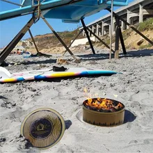 Портативный и многоразовый костер Наружное освещение костер бак Подогрев Счастливого Рождества инструмент для Хэллоуина Herramientas