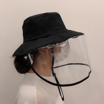 

In Stock Anti-fog Protective Cap Outdoor With Mask Fisherman Cap Baseball Cap Anti-spit Cap Unisex Hat mouth mask dust