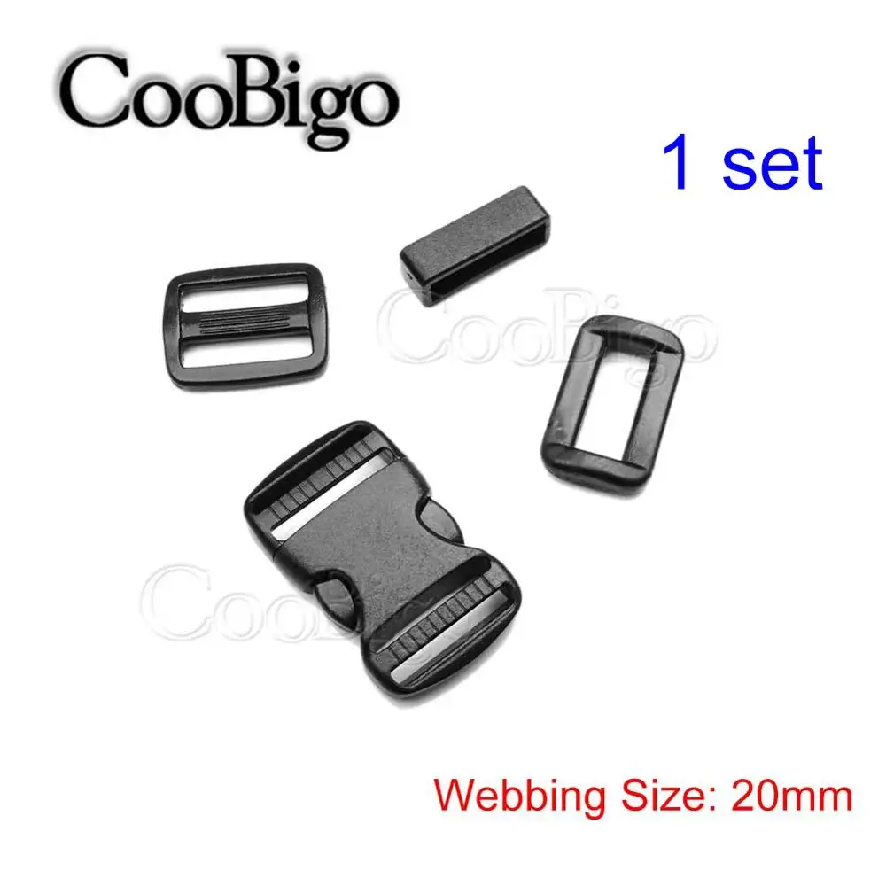 1 комплект, 20 мм, 25 мм, 30 мм, 38 мм, 50 мм, пластмассовый слайдер, регулируемый прямоугольник, кольцо, петля для ремня, изогнутые боковые пряжки для ленточного ремня