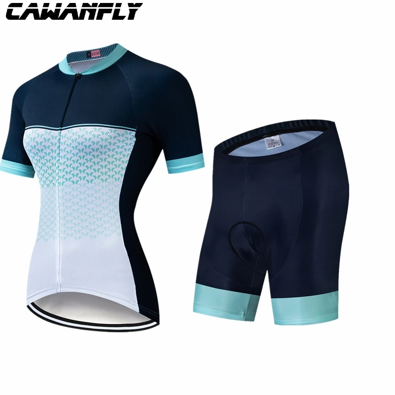 Women Butterfly MTB Bike Clothing Set Breathable Mountain Bicycle Clothes Ropa Ciclismo Quick-Dry Cycling Jersey Team Top Shirt | Спорт и