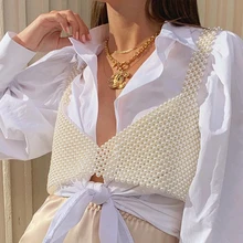 Pearls sun-top Bridal Luxury Cape Lady Prom Evening Shawl Elegant Bolero Party Romantic Beaded Ivory Women Mini Vest