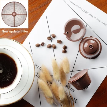 Капельница Crema обновление кофе капсула из нержавеющей стали фильтр для Dolce Gusto Cafeteira многоразовые кофейные чашки корзины