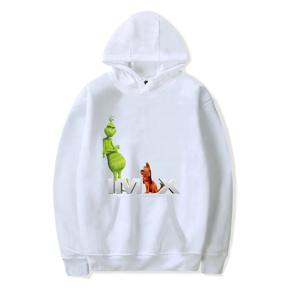 Новые толстовки с принтом из фильма The Grinch для мужчин/женщин, толстовки унисекс, спортивный костюм, повседневные пуловеры, уличная толстовка с капюшоном, лидер продаж, топы