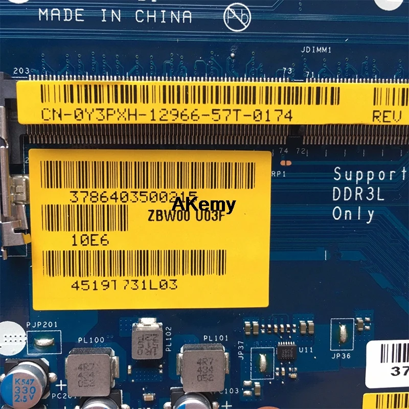 CN-028V9W 28V9W для DELL INSPIRON 15 3531 материнская плата для ноутбука ZBW00 LA-B481P REV: 1,0(A00) N2830 материнская плата для ноутбука