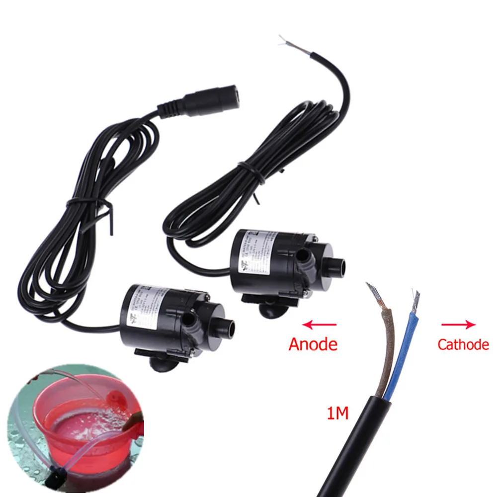 Hot DC 12V 280L/H Electric Mini Water Pump Brushless Motor Submersible For Aquarium Fountain Cooling 43*25*20mm