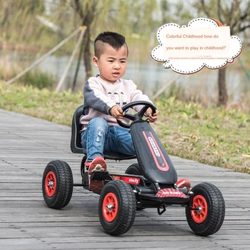 

Children's Snow Kart Four Wheels Pedal Bicycle Sports Fitness Educational Toys Baby Beach Stroller Ride Power Wheels for Kids