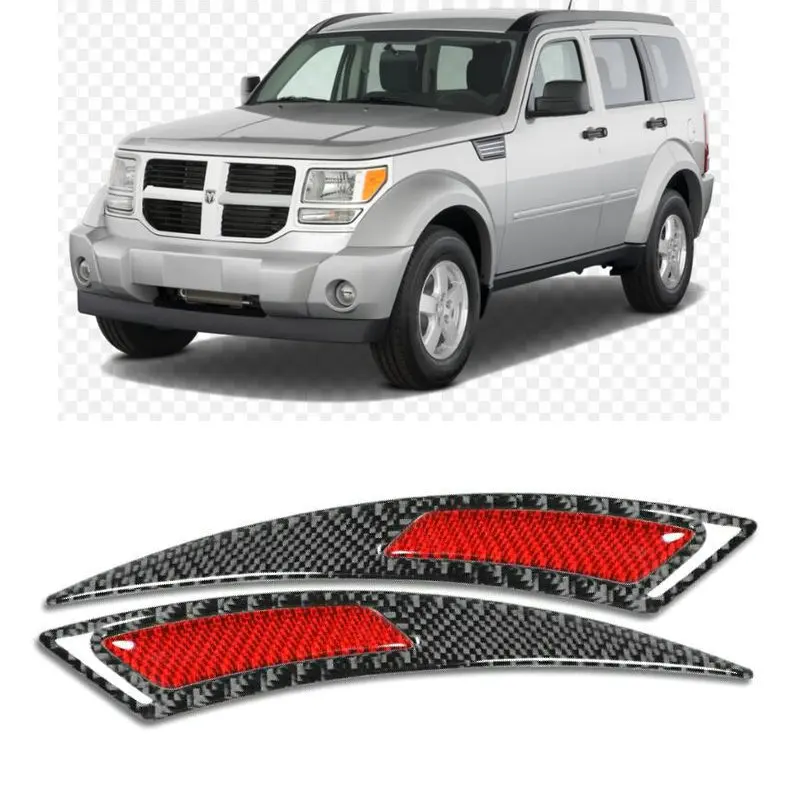 

Carbon Fiber Wheel Eyebrow Sticker For Dodge nitro ram sprinter srt stratus