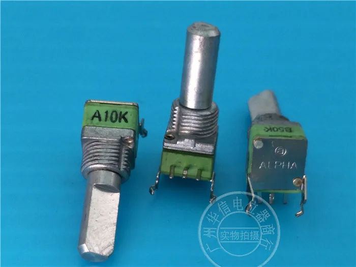 3 шт. односоставной потенциометр ALPHA 9011 B50K с кронштейном/со средней/длинной ручкой