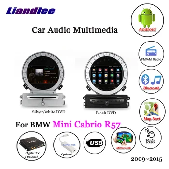 

Liandlee For BMW Mini Cabrio R57 2009~2015 Android Radio Stereo Carplay Camera TV Wifi BT USB GPS Map Navi Navigation Multimedia