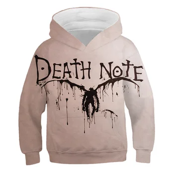

2020 spring and summer new men's hooded sweatshirt Hip Hop fashion Death Note Hoodie Harajuku Hombre casual hooded sweatshirt