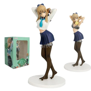 

25CM Illustration by Hiten PVC Action Figure Daiki kougyou R.E.I.N.A Reina Kagurazaka Ponytail Anime Sexy Girl Figure Model Toys