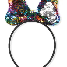 AliExpress, корейский стиль, стиль, блестящая 2D повязка на голову с бантом, детский день, Хэллоуин, повязки для волос