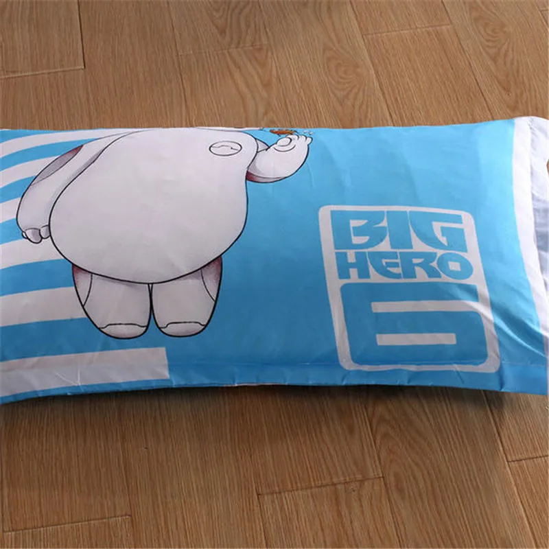 Big Hero Baymax постельное белье для детей Украшения в спальню из мультика простыни пододеяльник бухты Twin Размеры домашний текстиль полный queen, одеяло, покрывало для маленьких мальчиков