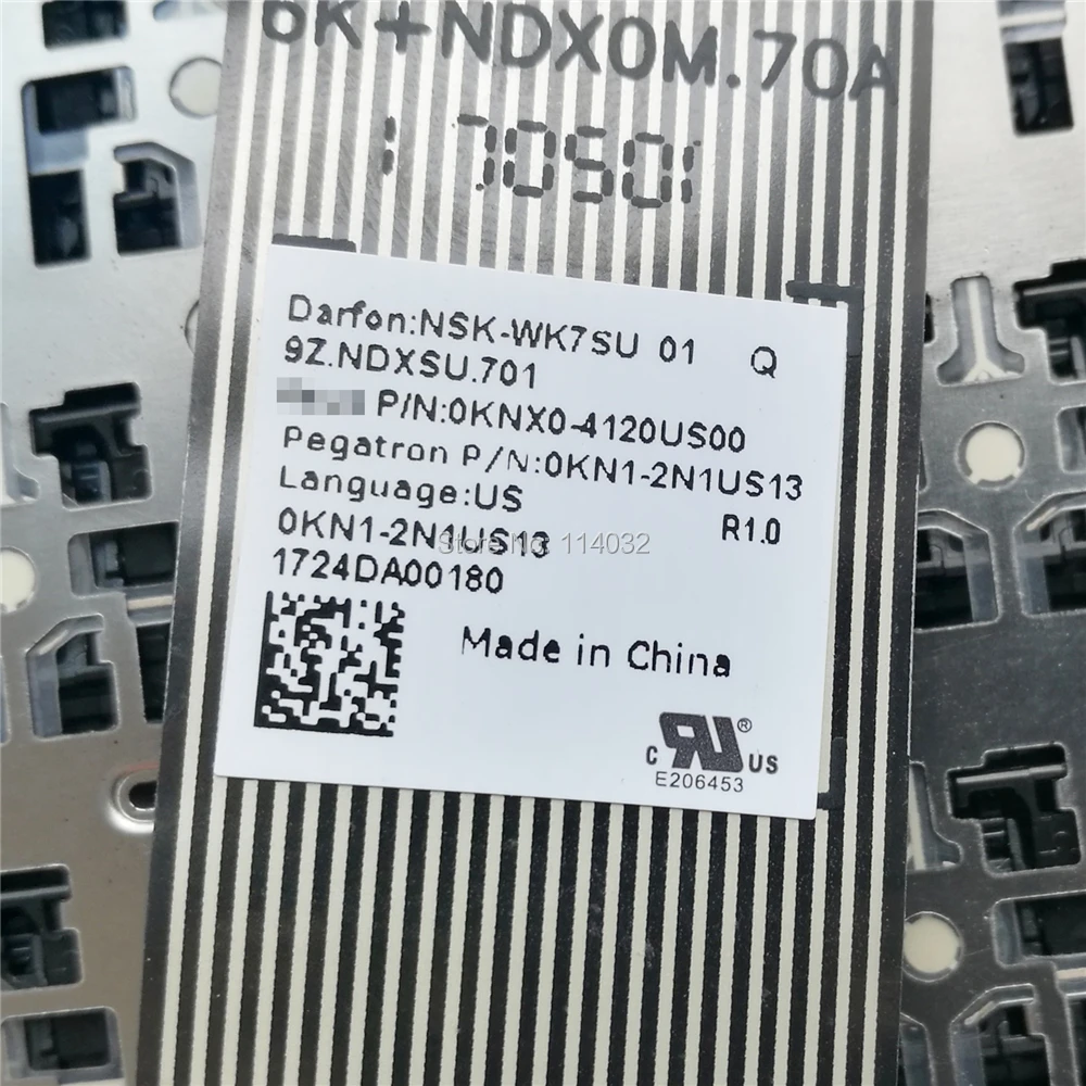wangpeng New For ASUS 0KNB0-410CUI00 AEXC1R00010 MP-12F33U4-9203W US UI black keyboard