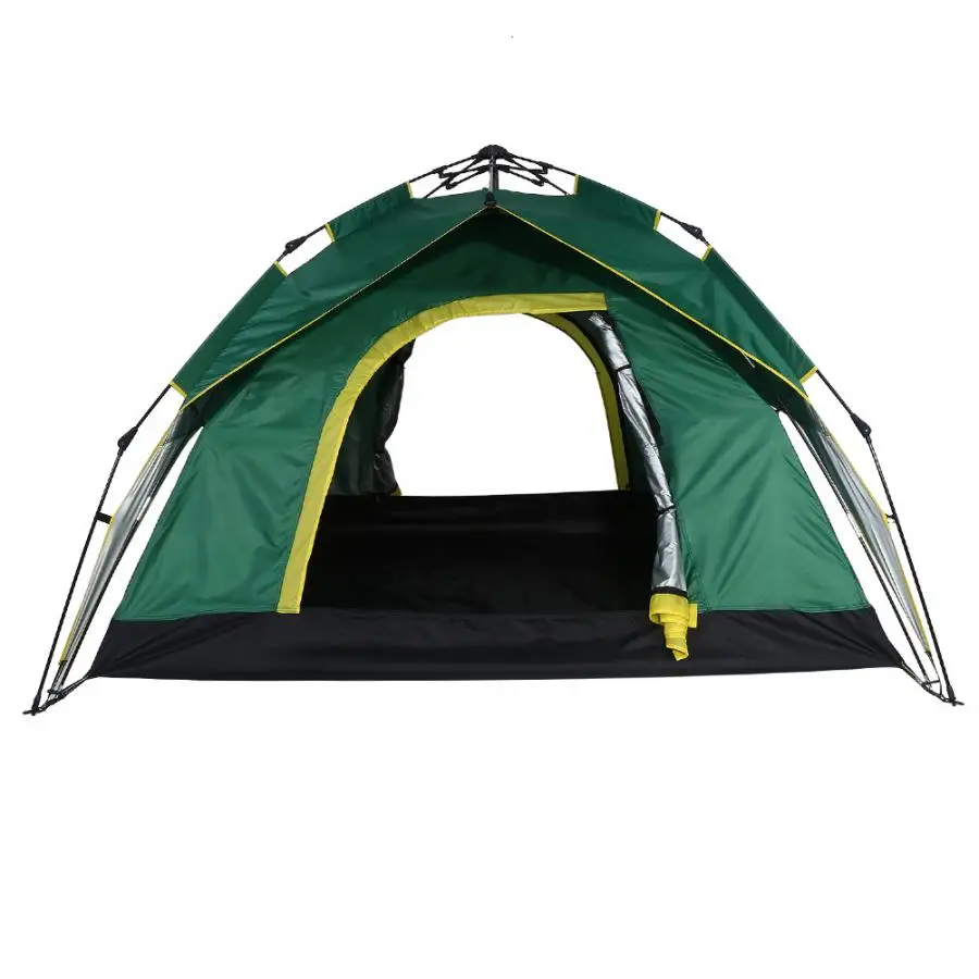 

3-4 Persons Tent Waterproof Camping Tent Automatic Quick Open Double Layer Hydraulic Camping Tent For Camping Hiking Equipment