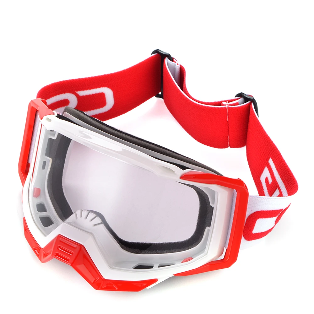 Очки для мотокросса, очки Gafas Enduro, Мото очки, грязный велосипед, MTB, лыжные очки, сноуборд, очки для мужчин и женщин, прозрачные очки на шлем - Цвет: 1-Clear