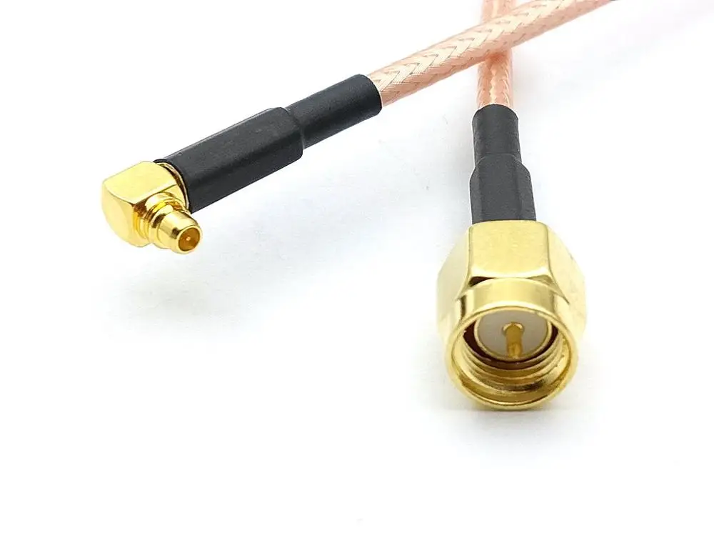 Соединительный кабель MMCX RG316 штекер с прямым углом к SMA|angle|angle plugangled cables |