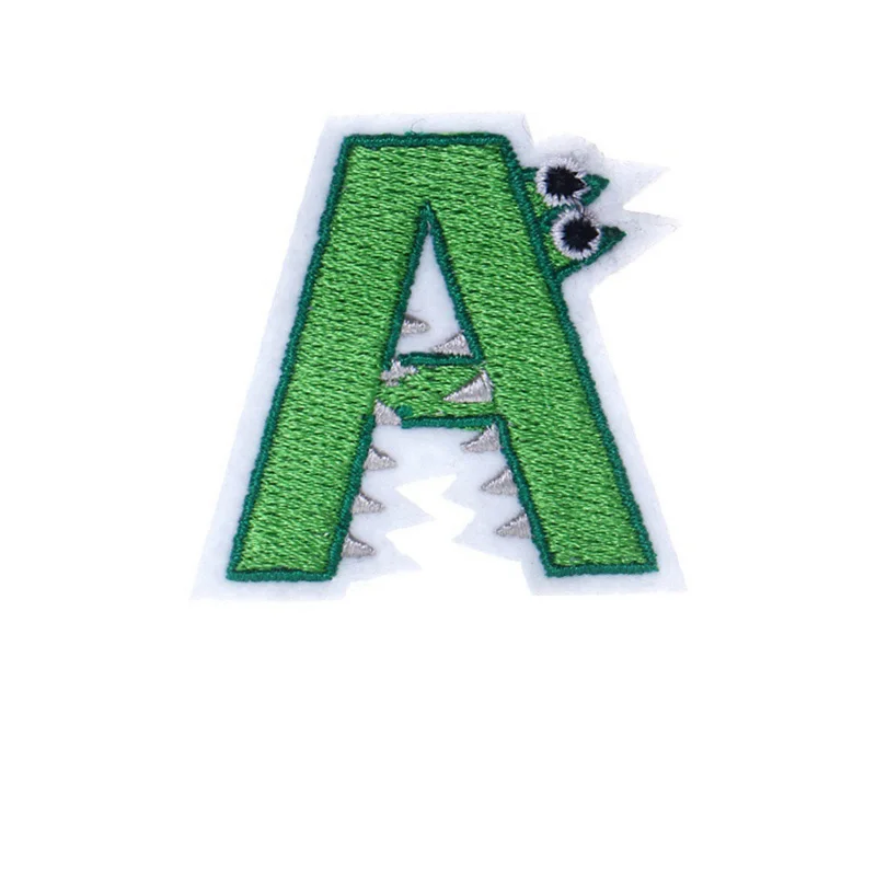 Letter Patch Iron Clothes Stickers Cartoon Badge For Garment Decal