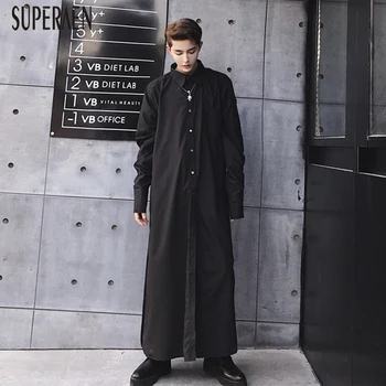 

SuperAn Spring and Autumn Long Shirts Women 2020 New Solid Color Wild Ladies Blouses Long-sleeved Korean Style Women Clothing
