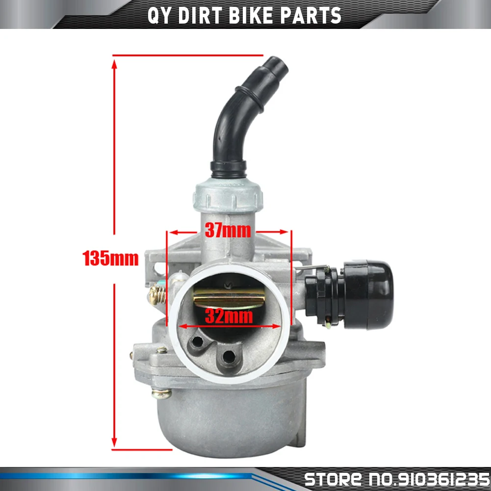 Universal Carburetor PZ19 19mm Carb for 50 70 90 110 125cc ATV Quad 4 Wheeler Dirt Bike Motorbike Motorcycle Carburetors motorcycle carburetor