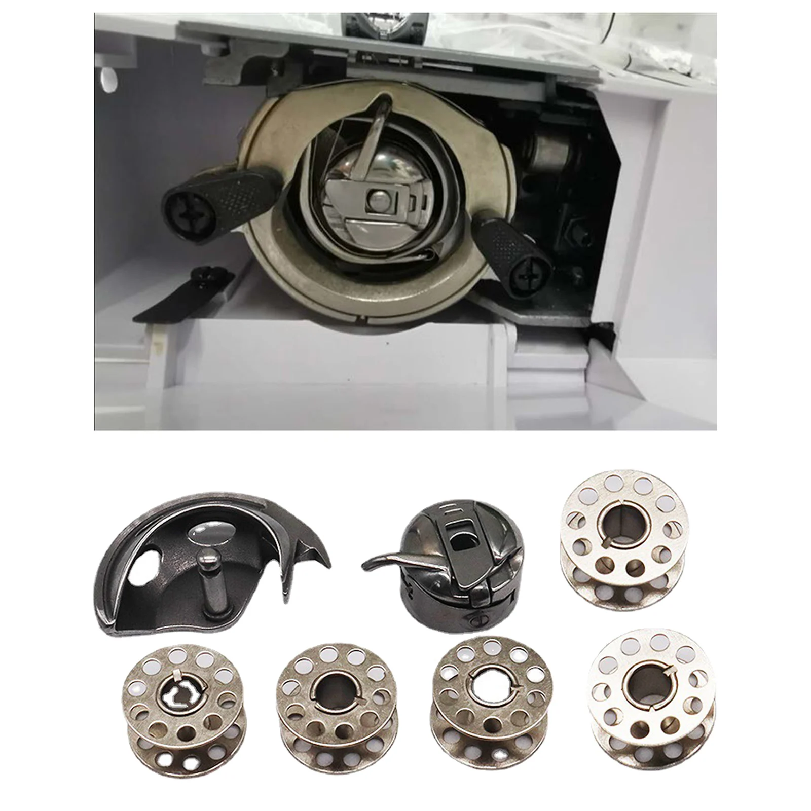 7 шт. чехол для шпули шпуля и крючок шаттбола набор аксессуаров рукоделия сделай