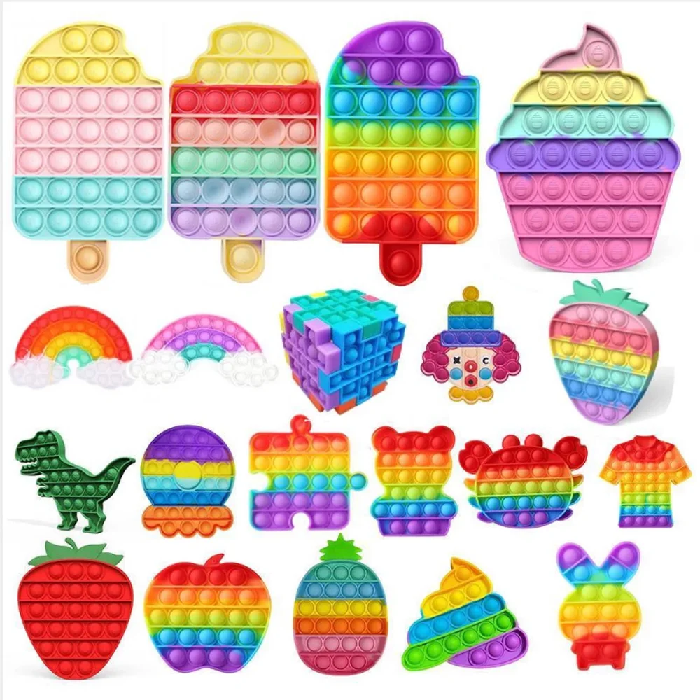 Descuento Colorido Animal Fidget arcoiris empujar Pops de burbuja sensorial juguetes estrés autismo necesita Anti-estrés Pop juguetes para niños y adultos WGwgrbNrkjJ Descuento Colorido Animal Fidget arcoiris empujar Pops de burbuja sensorial juguetes estrés autismo necesita Anti-estrés Pop juguetes para niños y adultos WGwgrbNrkjJ