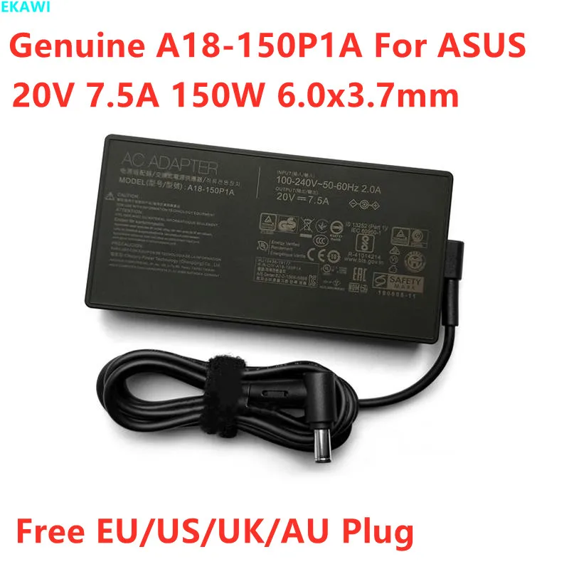 Натуральная A18-150PA 20V 7.5A 150W ADP-150CH B AC Мощность адаптер для ноутбука ASUS ROG G531GT GL731GT TUF
