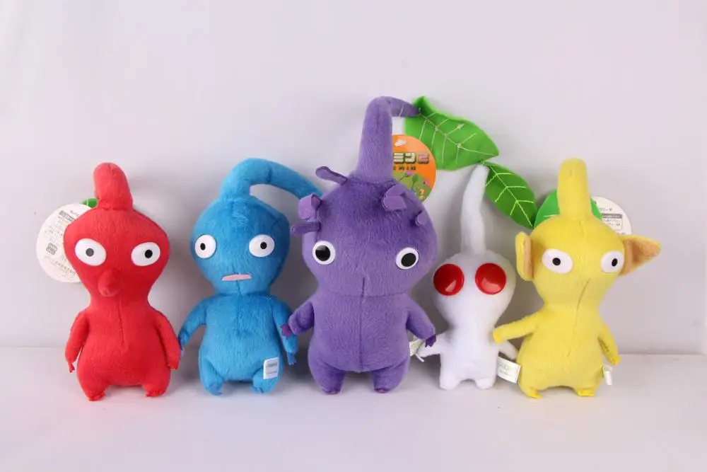 Pikmin Yellow Red Blue Flower Bud Leaf Plush Toy Lovely Gift For Kids anime plush