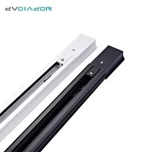 2 шт./лот 0,5 м черный белый 2 провода рельсы прямой L крест соединитель для 2 провода трек светильник Светодиодный точечный светильник направляющие