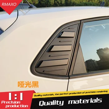 

For VW polo plus 2019-2020 Sedan ABS Back triangle Rear Door Window shades Louver Frame Window Sill Molding Cover Sticker Trim