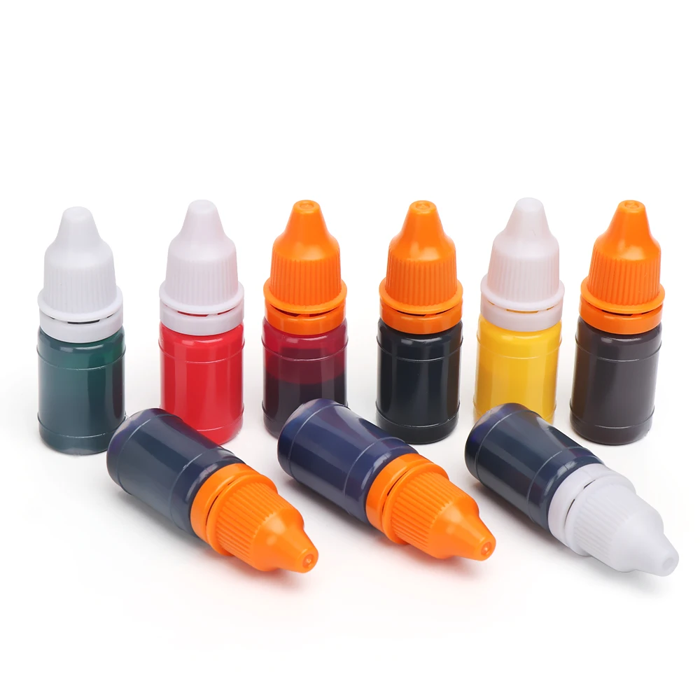 1PC 10ml Flash Refill Ink Stamping Machine Photosensitive Seal Oil Scrapbooking Make Seal Inkpad DIY Craft School Supplies