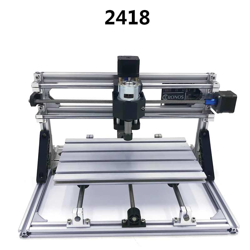 CNC 2418 с ER11 DIY Мини Лазерный Гравировальный фрезерный станок PCB резьба по дереву