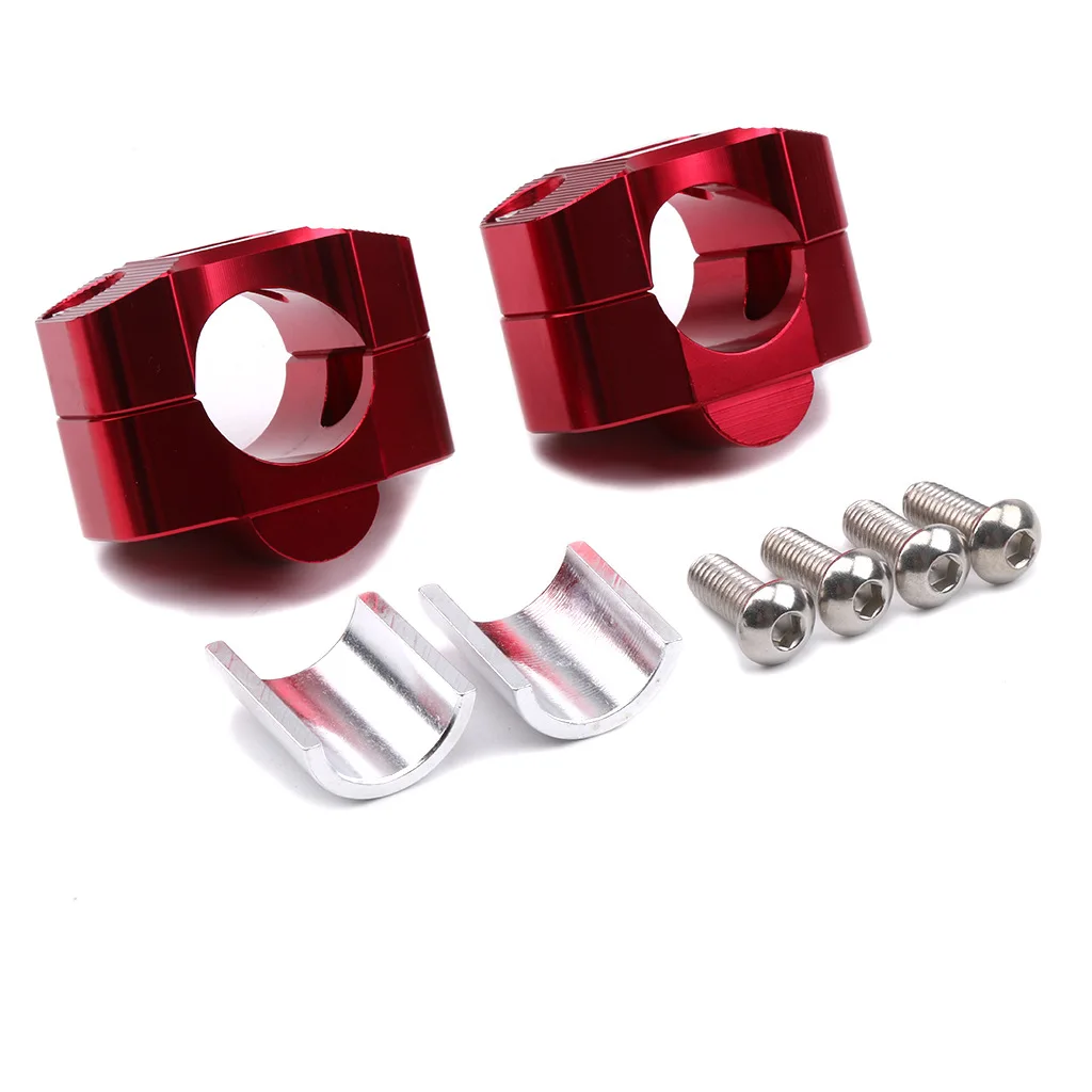 thumbnail interactive-video image 1 of Motorcycle Handlebar Riser Spacers/Shims - Converts 1 1/8" (28mm) To 7/8" (22mm) For Dirt Bike, ATV, Pit Bike 1 of 8