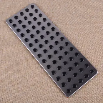

DWCX Non Slip Foot Rest Plate No Drill Footrest Pedal Cover Stainless steel Fit for Mercedes-Benz A CLA GLA E-Class