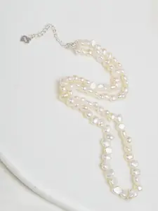 Женское Ожерелье-чокер с натуральным пресноводным жемчугом