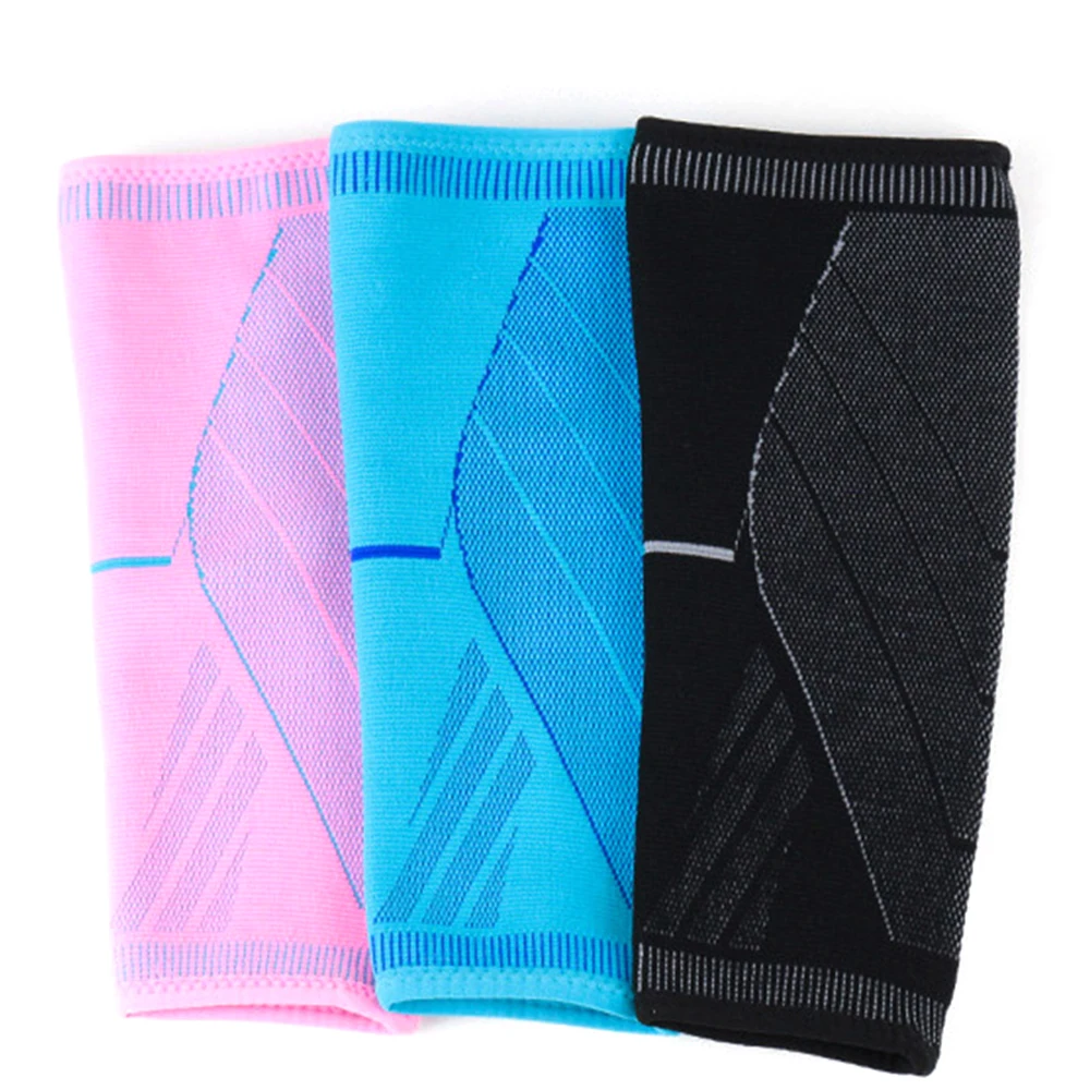 2Pcs/Pair Professional Sports Knitting Calf Compression Sleeve Shin Guard Leg Sleeves Calf Support for Running Cycling Training