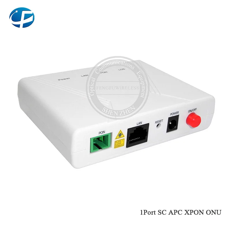 10 шт. 1 г 1 порт XPON APC ONU ONT одномодовый FTTH волокно оптика маршрутизатор olt английский интерфейс