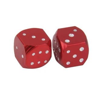 

Cube Valve Caps Air Valve Caps Tire Valve For Car Truck Motorcycle Red