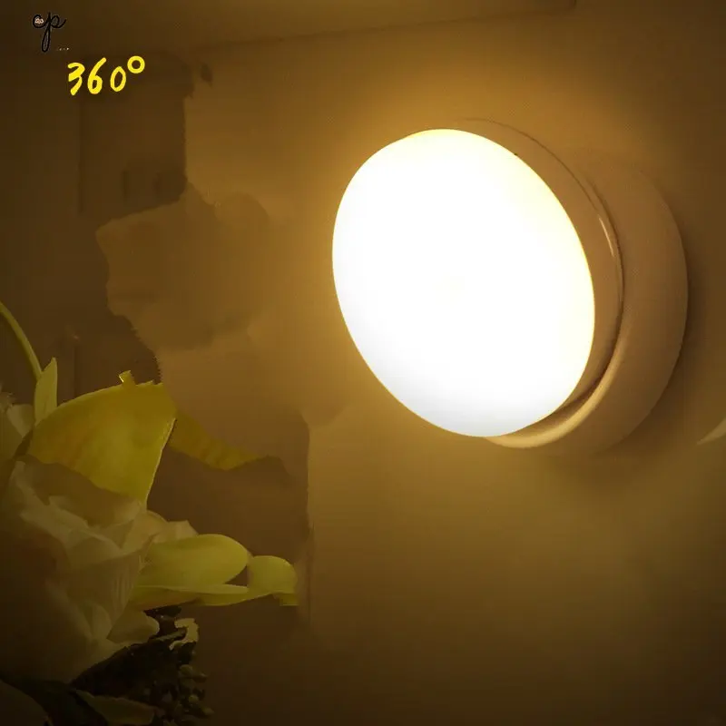 

LED USB Rechargeable Wall Lamp Motion Sensor Activated Night Light Closet Corridor Cabinet Human Infrared Induction Wall Lamps
