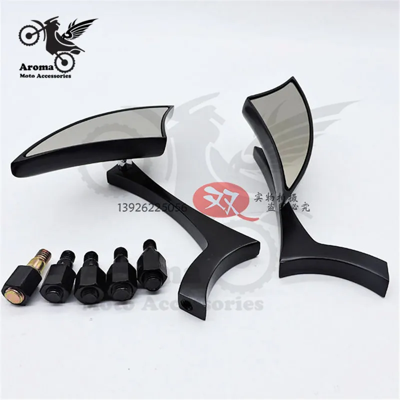 Хромированные мото зеркала заднего вида для kawasaki honda suzuki yamaha harley vespa piaggio gts 300 px зеркало moto rcycle зеркало заднего вида