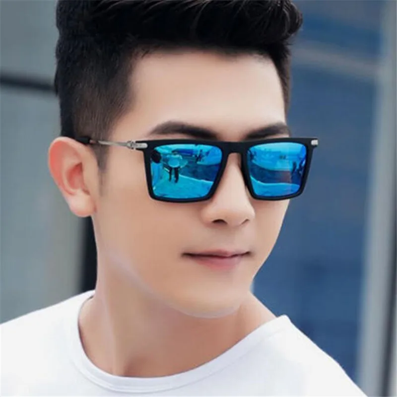 

New Classic Square Sunglasses Men Designer Vintage Driving Goggle Mirror Male Sun Glasses Women oculos de sol feminino UV400