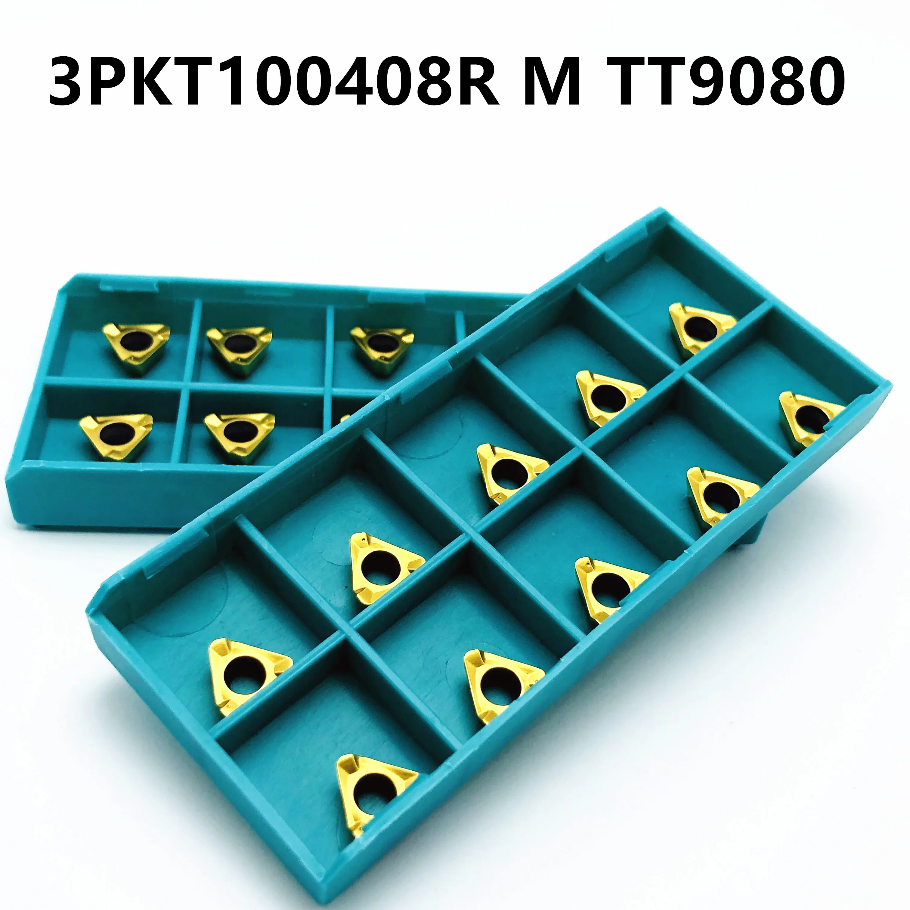 

3PKT 100408R M TT9080 Carbide Blade Turning Tool 3PKT100408 CNC Parts Lathe Tool Milling Cutter