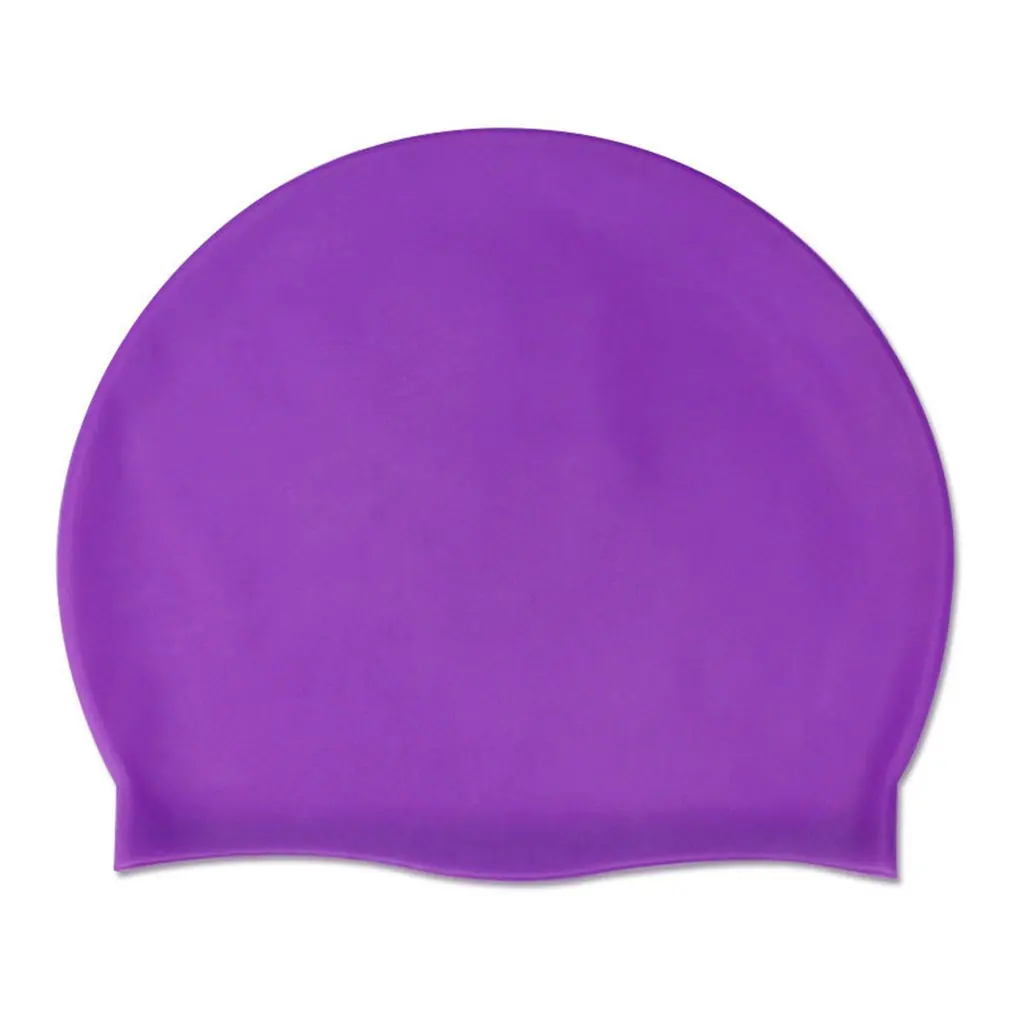 Pure silicone earmuffs swim cap custom advertising swimming cap adult