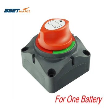 

Universal 12V/24V Battery Selector Isolator Master Switch Cutoff Cut Off Disconnect Power Kill Main Switch Marine Boat Car RV