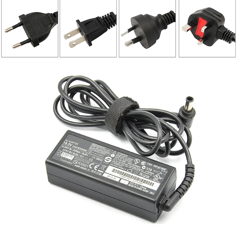 

Used Power Charger Plug AC Adapter For Sony Vaio 19.5V 2.3A VGP-AC19V67