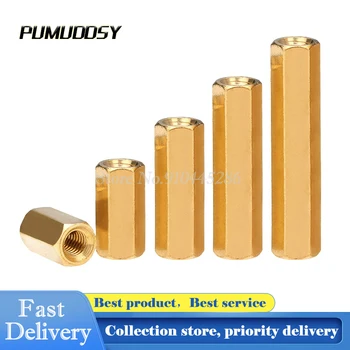 

20PCS/LOT M3*5/6/8/10/12/15//18/20mm Hex Screw M3 Female Hexagonal Brass PCB Standoffs Spacers Screw M3